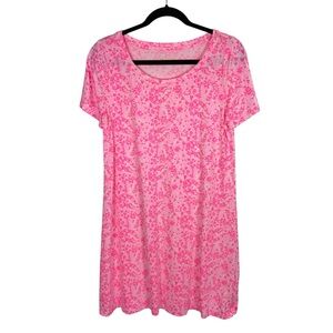Lilly Pulitzer Cody T-Shirt Dress Pink Shandy Sz M